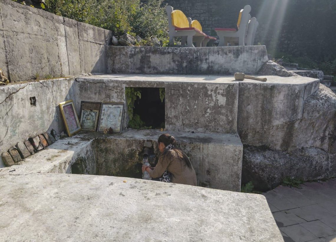 A village stepwell in Palampur symbolising memory, belonging, and the Gorkhali community’s roots in Himachal.